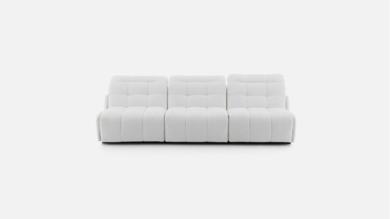 BEACH leather armchair | 100% modular