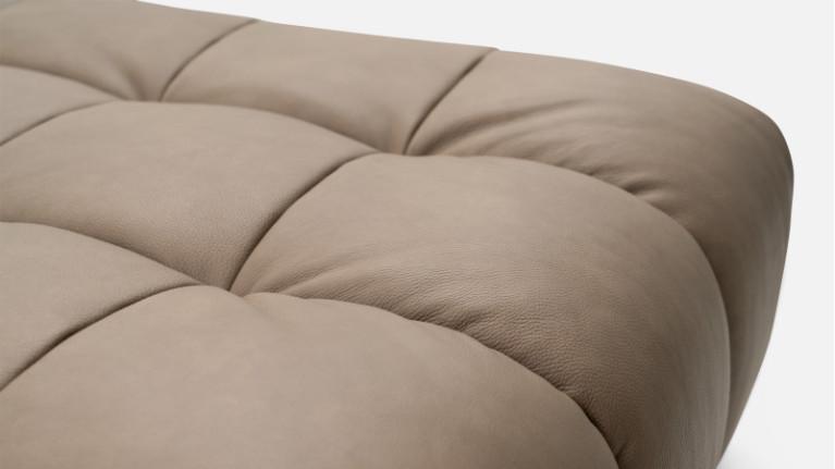 BEACH leather armchair | 100% modular