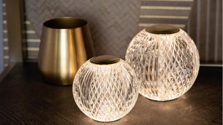 Table lamp CINTRA I Crystal pearl