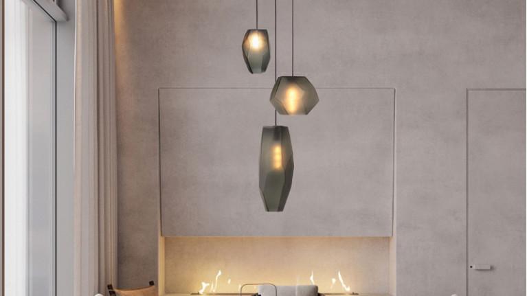 Suspension SILEX 3 | Raw and mineral form