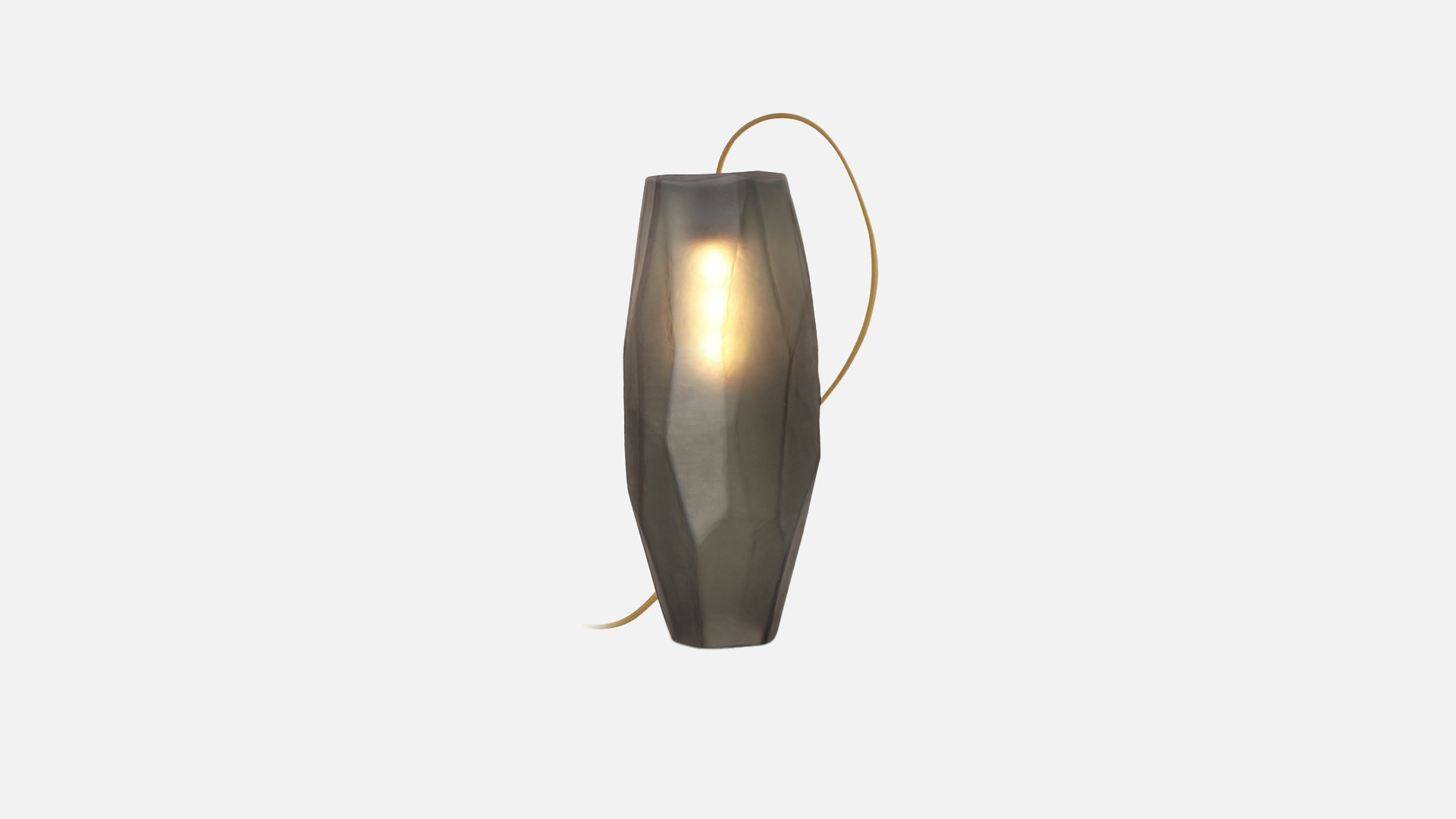 Table lamp SILEX | Raw, mineral form