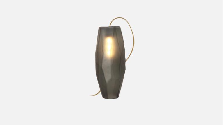 Table lamp SILEX | Raw, mineral form