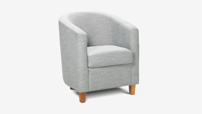 Fauteuil ASTRID - Personnalisable dans de multiples coloris de cuirs et de tissus.