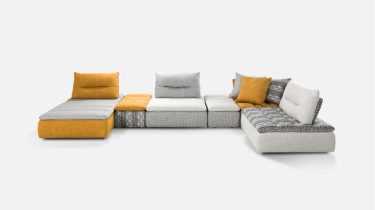 BYBLOS modular corner sofa | A high-end living room