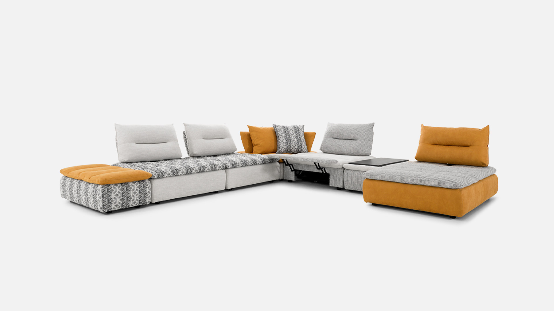 BYBLOS modular corner sofa - a 100% customizable corner sofa
