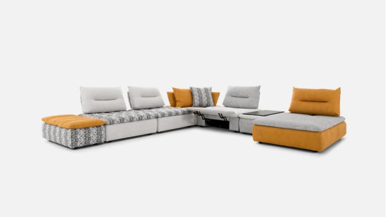 BYBLOS modular corner sofa - a 100% customizable corner sofa