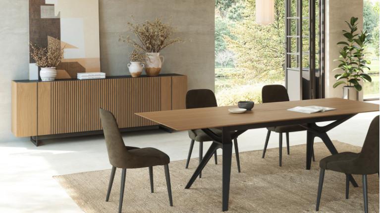 Extendable dining table PIANA | A top-of-the-range dining room