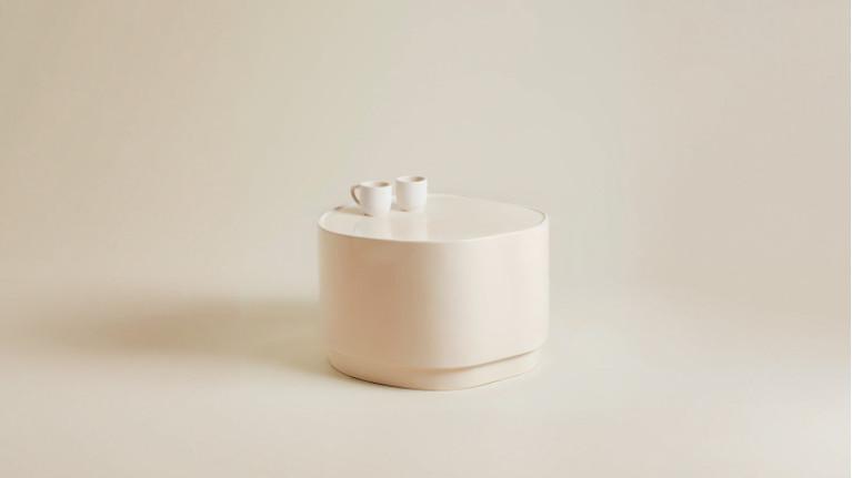 Coffee table ONDULATION | Céramique Artisanale Française
