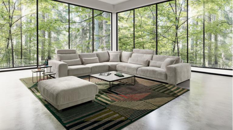 PANORAMA corner sofa | Ultra-configurable: style, comfort, volume