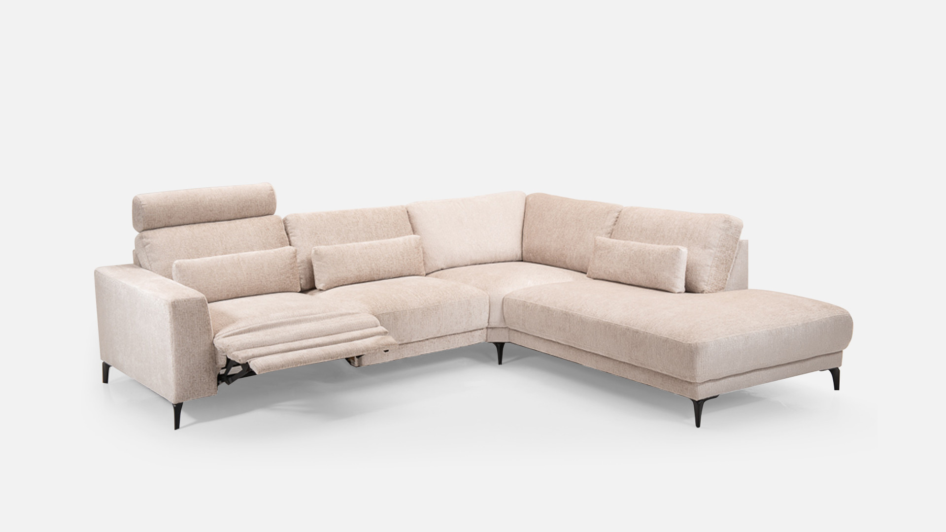 PANORAMA electric corner recliner sofa | Ultra-configurable