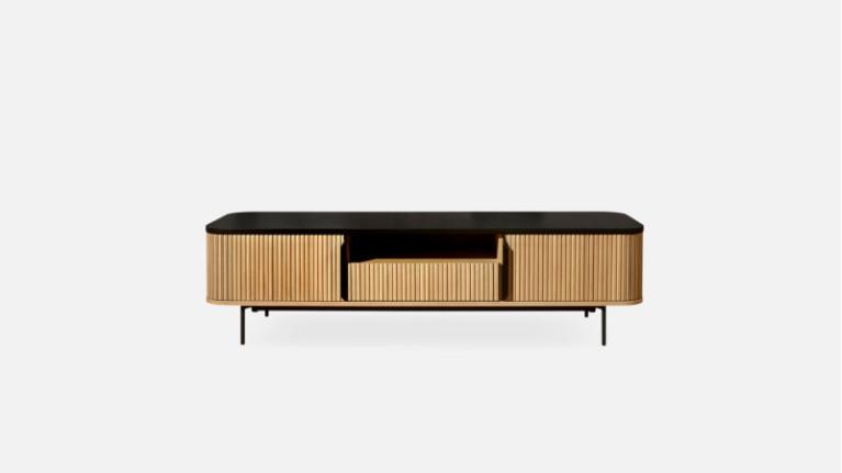 CANNELE TV stand | Soft, harmonious curves