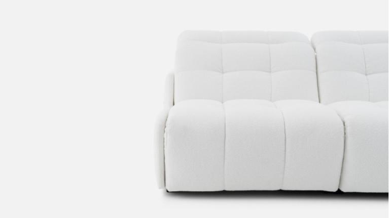 BEACH electric fabric recliner sofa | 100% modular