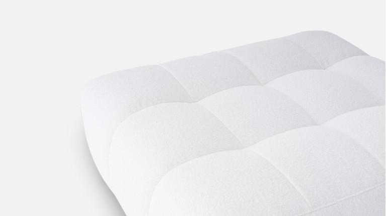 Fabric pouf, made of HR-quality foam, 100% modular, Beach