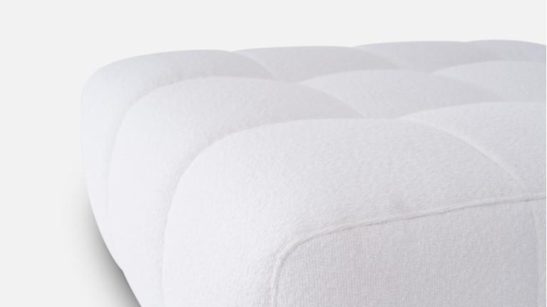 Fabric pouf, made of HR-quality foam, 100% modular, Beach