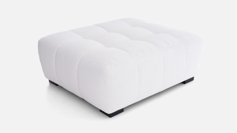 Fabric pouf, made of HR-quality foam, 100% modular, Beach