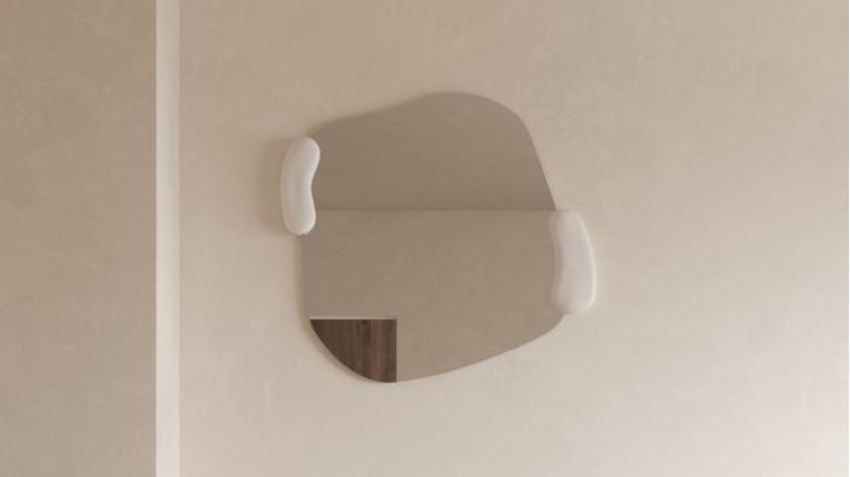 Mirror CALCO SQUARE | Relief & texture