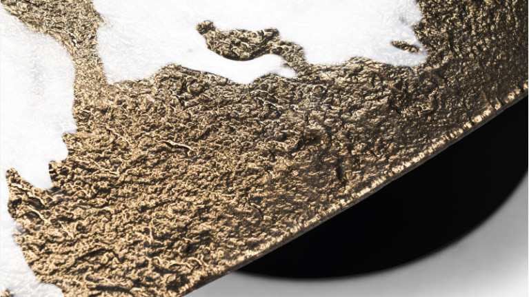 RETRO oval glass dining table | Beauté singulière