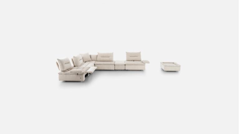 BYBLOS electric corner sofa | Sublime design