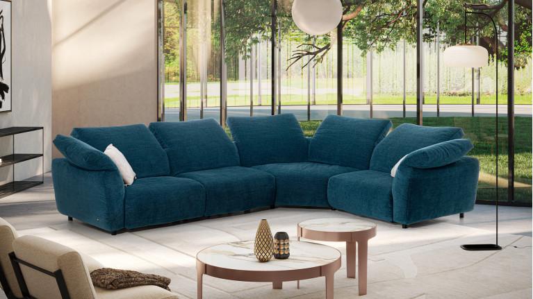 TOKYO fabric corner recliner sofa | Optimum comfort