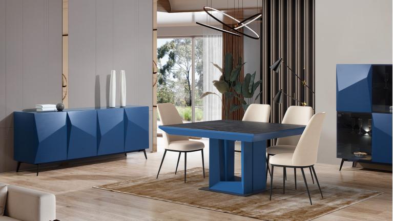 4-door sideboard mat lacquer ORIGAMI | Minimalist design