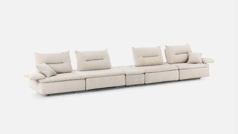 NEW BYBLOS fabric modular sofa | Sublime design