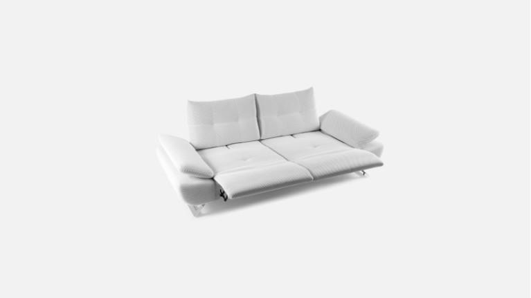 LEVEL 3D fabric recliner sofa | A space of softness