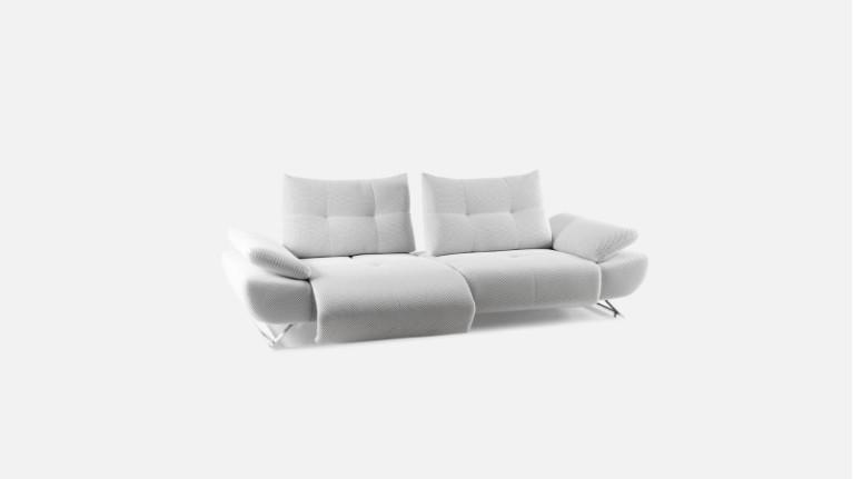 LEVEL 3D fabric recliner sofa | A space of softness