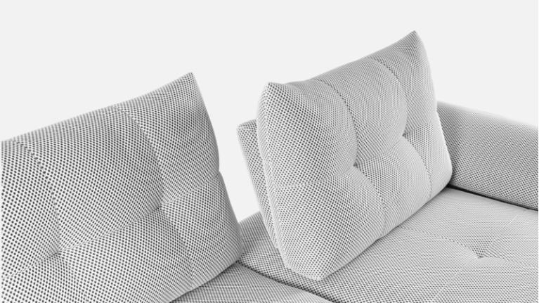 LEVEL 3D fabric recliner sofa | A space of softness
