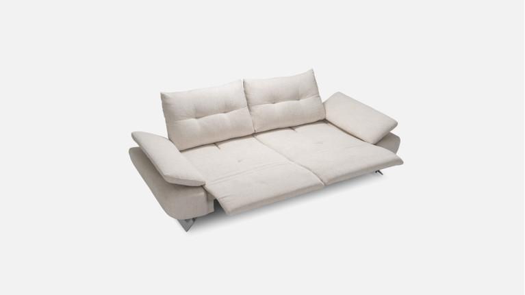 LEVEL 3D fabric recliner sofa | A space of softness