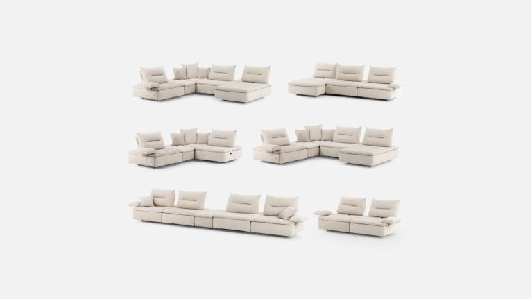 NEW BYBLOS fabric armchair | Sublime design