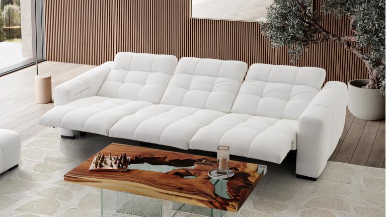 Electric maxi recliner sofa BEACH | 100% modular
