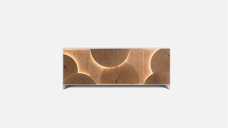 EQUINOXE | ODE À LA NATURE ET À LA LUMIÈRE 4-door sideboard
