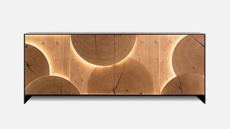 EQUINOXE | ODE À LA NATURE ET À LA LUMIÈRE 4-door sideboard