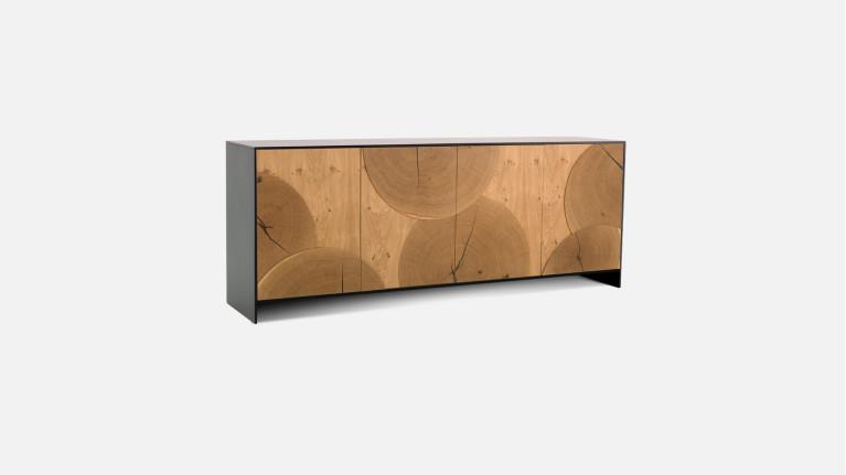 EQUINOXE | Ode to light and nature 4-door lacquer sideboard