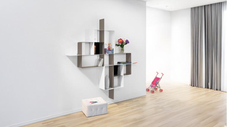 MONDRIAN Collection Bookcase | Custom-made and design bookcase