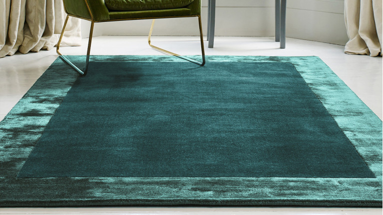 Rugs ASCOT AQUA BLUE | Hand-woven