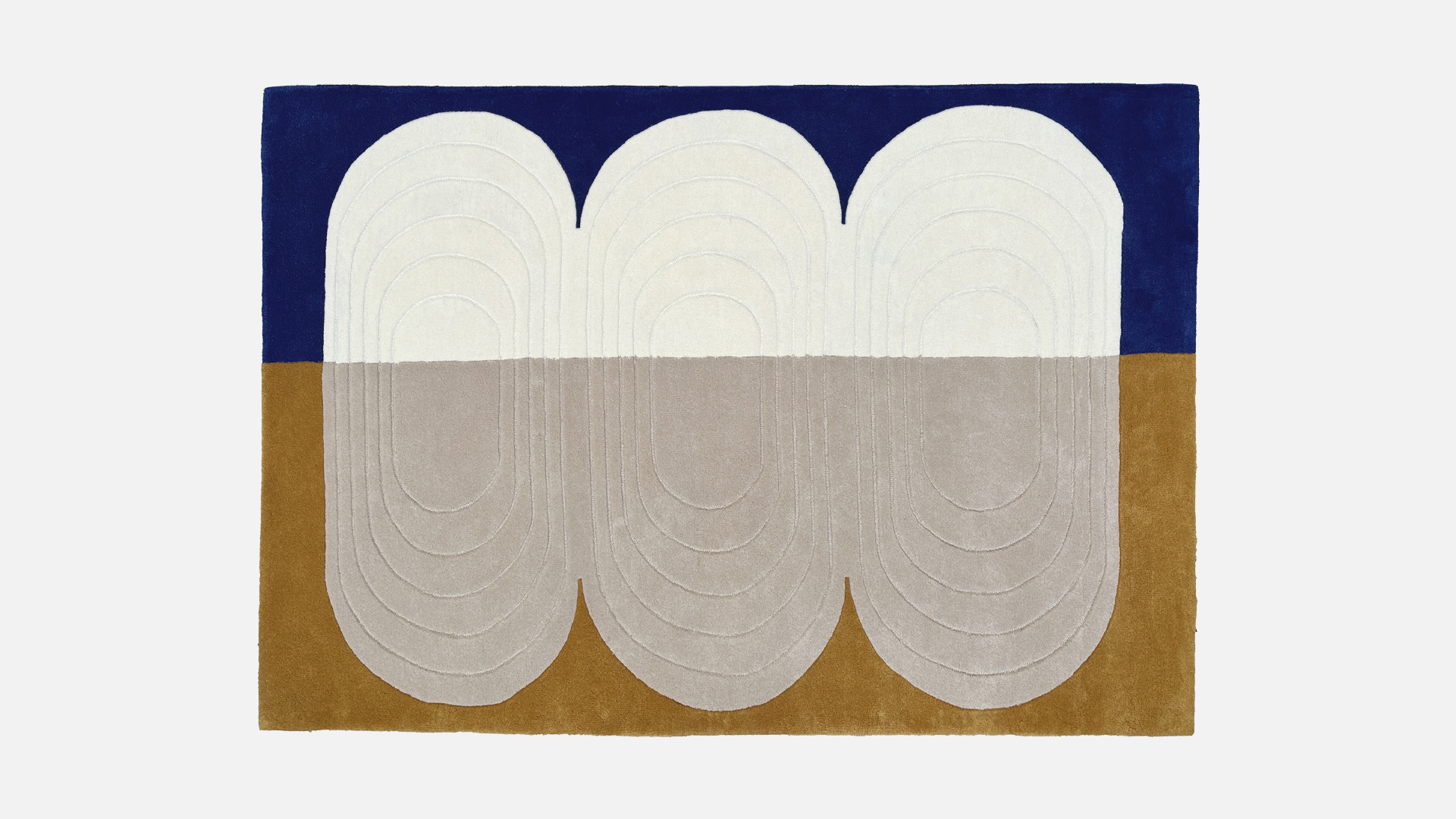 SAFFRON WAVES rug| 100% New Zealand wool