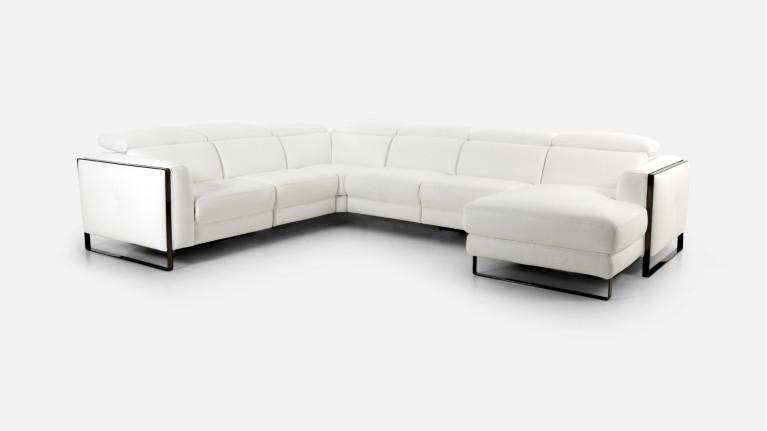 BRADLEY corner sofa chaise longue | superior comfort with spacious seats and headrests.