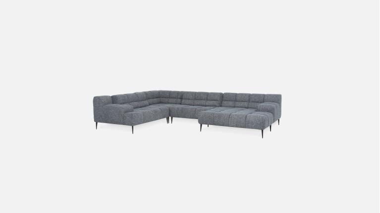 LIAM fabric corner sofa | Adjustable seat depth
