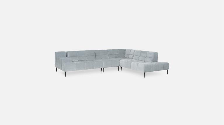 LIAM fabric corner sofa | Adjustable seat depth