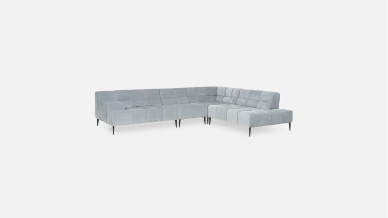 LIAM fabric corner sofa | Adjustable seat depth