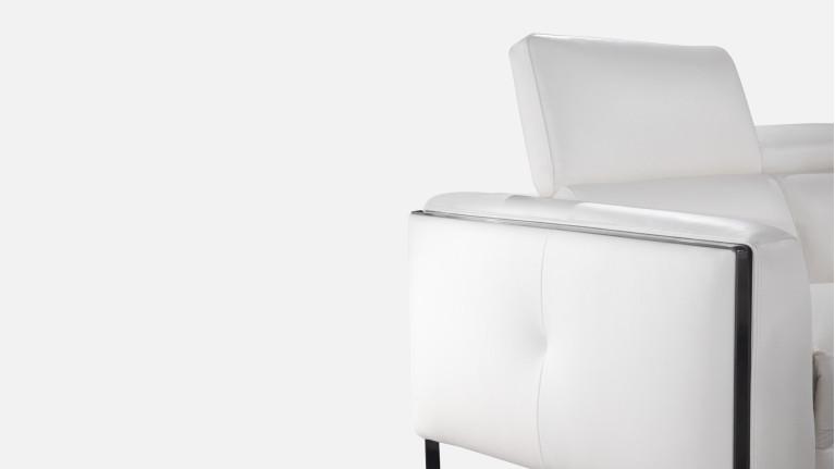 3-seater leather sofa BRADLEY | Le maximum du bien-être