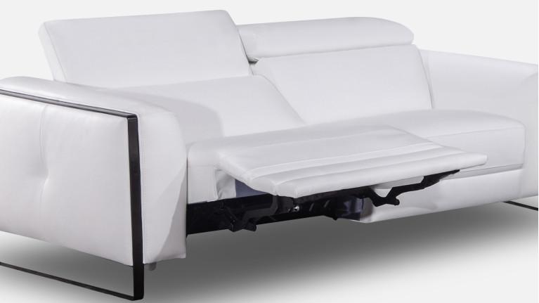 3-seater leather sofa BRADLEY | Le maximum du bien-être