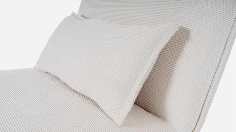 JASMIN indoor lounge chair | Colors beige or gray