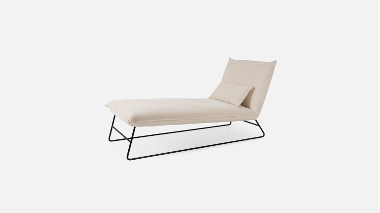 JASMIN indoor lounge chair | Colors beige or gray