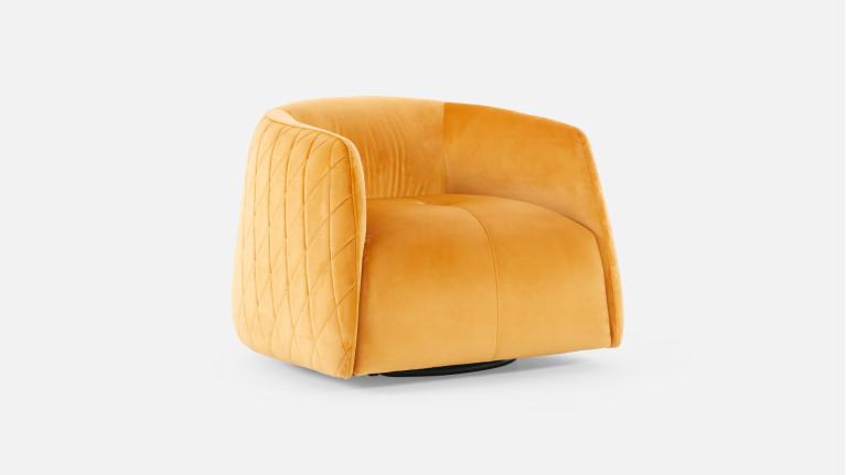 KANE swivel armchair | Combine comfort and design in your living room