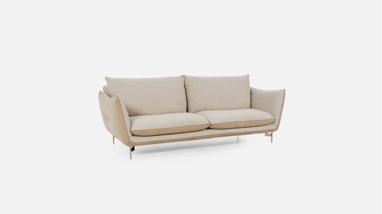 2 or 3-seater sofa GATSBY | Feather comfort, compact design