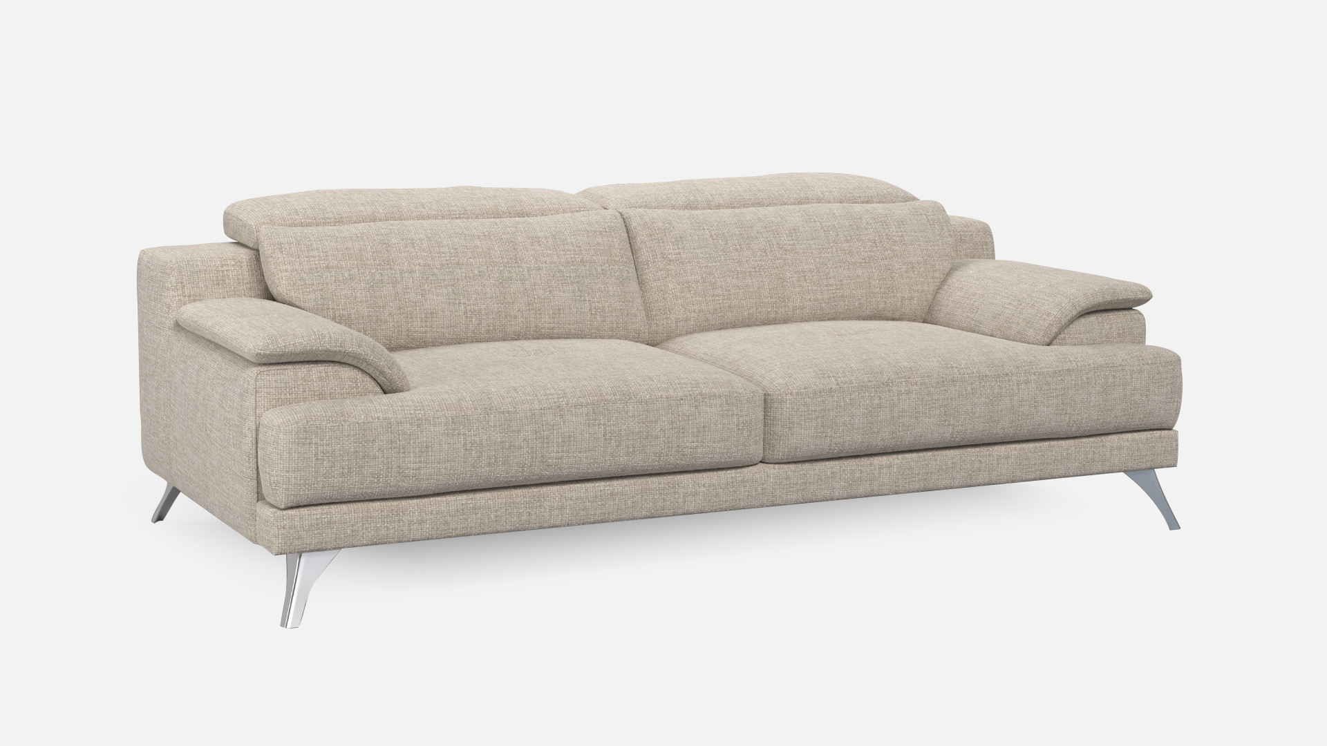 3-seater fabric sofa MERIBEL | A top-of-the-range sofa