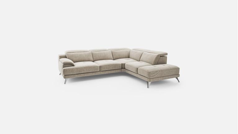 MERIBEL fabric corner sofa | A top-of-the-range sofa