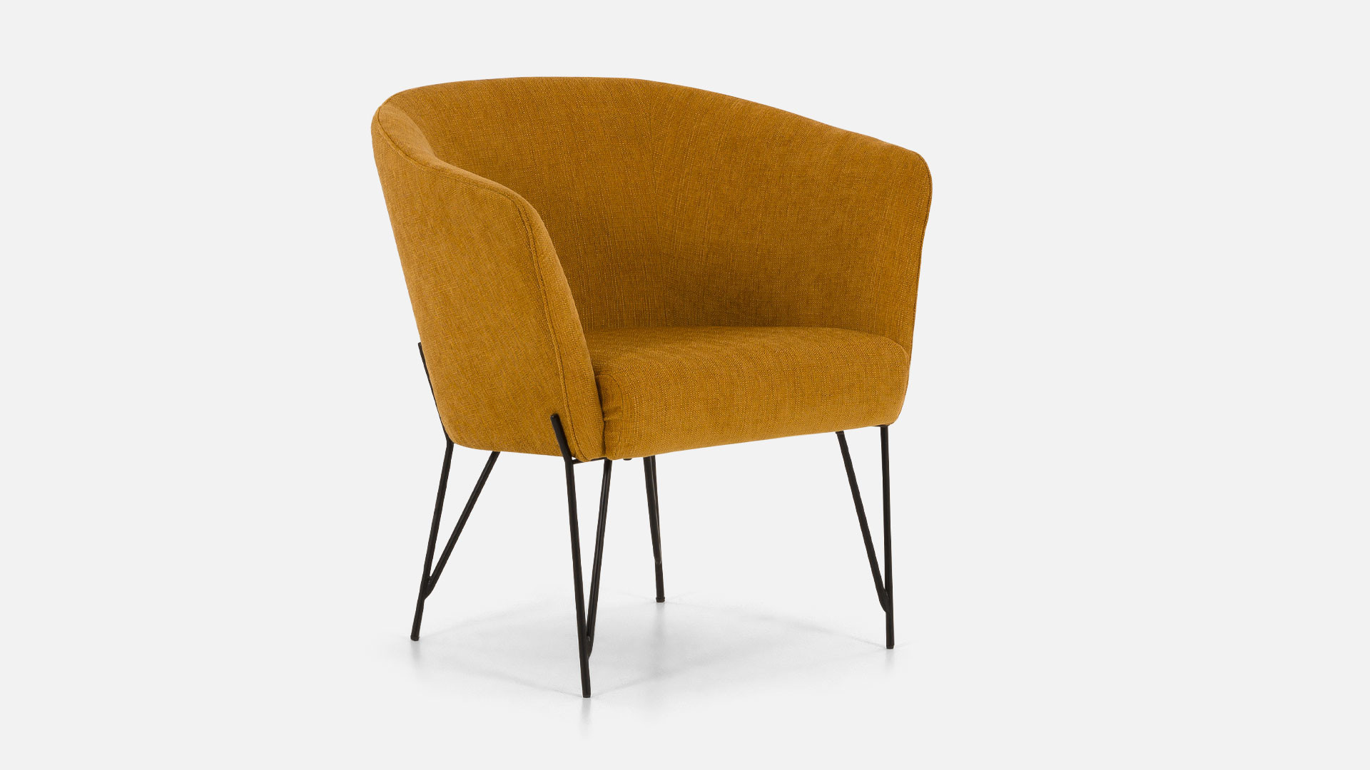 LUKAS armchair - Available in leather, fabric or microfiber
